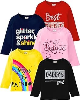 Kuchipoo Girls Full Sleeves Cotton T-Shirt