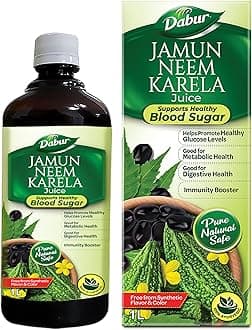 Dabur Jamun Neem Karela Juice : 100% ayurvedic juice for diabeties and boosting immunity