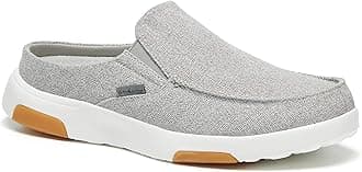 Comfortable Casual Orthopedic Shoes for Mens, Breathable Supportive Loafer Shoes, Plantar Fasciitis Arch Support Outdoor Deck Shoes Grey Size 9.5