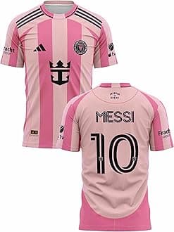 GenericRockinRetailz Interr Miamii Jersey New Messi Pink Jersey 2025 (M10 Back Printed)