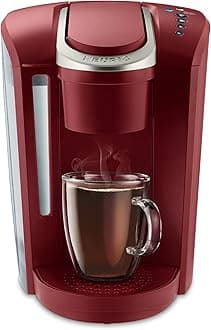 K-Select Coffee Maker, Single Serve K-Cup Pod Coffee Brewer, With Strength Control and Hot Water On Demand With Strength Control and Hot Water On Demand Vintage Red K-Select