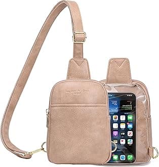 Travel Small Sling Bag for Women Anti Theft Crossbody Bags Phone Purse Cross Body Fanny Pack Over the Shoulder Bags(Khaki)