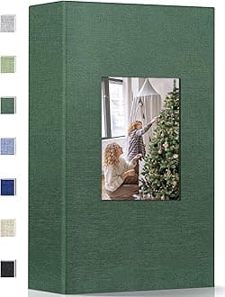 Popotop Photo Album 4x6-300 Photos Linen Cover Photo Books with 300 Horizonta...