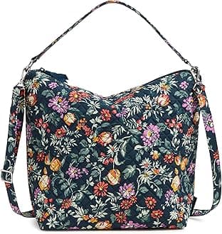 Vera BradleyWomen's Cotton Oversized Hobo Shoulder Bag