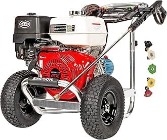 Simpson 4200 PSI Gas Pressure Washer, 4.0 GPM Commercial Power Washer, Cold Water, Honda GX390 Engine, 50' Hose, Aluminum Series, 49-State Compliant (ALH4240)