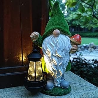Solar Gnomes Garden Statues