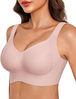 Bras for Women Wireless Seamless Push Up Bra No Underwire Comfy Supportive Tshirt Bralette