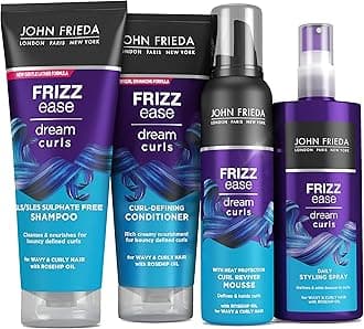 Frizz Ease Dream Curls hair styling bundle for naturally wavy & curly hair