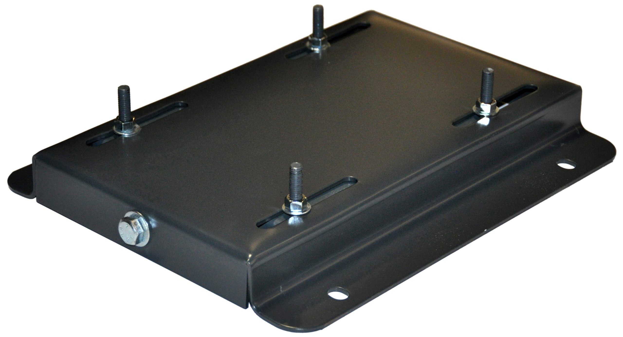 Adjustable Steel Motor Mounting Base, For NEMA Frames 145T/145, Bolt Size 5/16 Inch, Length 10 1/2 Inches, Height 1 1/8 Inches, Width 8 1/2 Inches