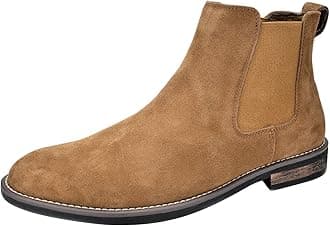 Bruno Marc Men's Suede Leather Chelsea Ankle Boots