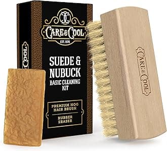 Care & Cool Unisex-Adult Suede and Nubuck Cleaning Kit Shoe Care, Brown