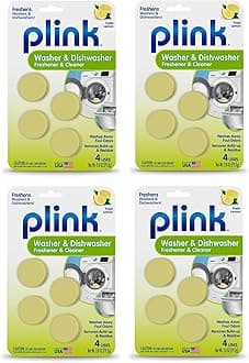 Plink Washer and Dishwasher Freshener Cleaner 4-Pack, 16 Tablets Total, Count