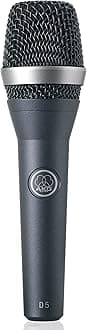 AKG D5 Professional Dynamic Vocal Microphone Clear, Powerful Sound for Live Performances