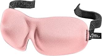 Bucky 40 Blinks No Pressure Eye Mask for Travel & Sleep, Peony Pink, 1 Count (Pack of 1), 40 Blinks No Pressure Eye Mask for Travel & Sleep