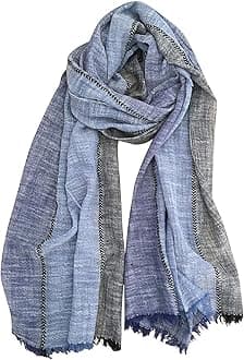 Color Block Spring Scarf for Men Long Neck Wraps Shawl Urbanstyle Scarf Gift for Men