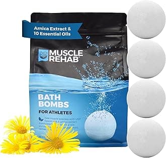 Bath Bombs for Athletes, White, 450 g