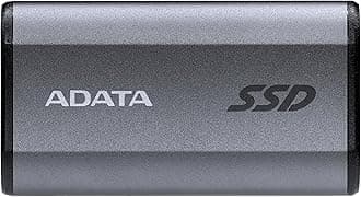 ADATA SE880 1TB External Solid State Drive/SSD, USB 3.2 Gen 2x2 Type-C, Fast Speeds of up to 2000 MB/s - AELI-SE880-1TCGY (Titanium Gray)