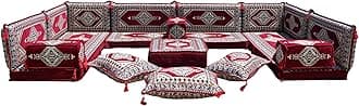 arabicsofa Traditional Arabic Floor Sofa Set – Moroccan Floor Sofa – Jordanian Iraqi Living Room