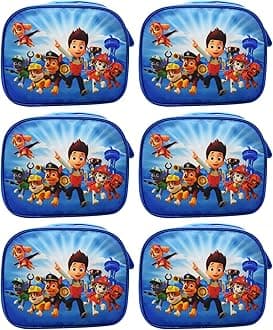 Asera Polycotton Unisex Paw Patrol 6 Pcs Handbag, Multicolour