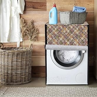 Glassiano Fully Automatic Front Load Waterproof Washing Machine Cover for Samsung/ IFB/ LG/ Godrej/ Whirlpool/ Bosch/ 5 kg, 5.2 Kg, 5.5 Kg