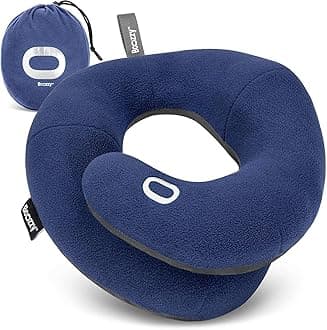 BCOZZY Chin Supporting Travel Pillow (Adult Size, Navy)