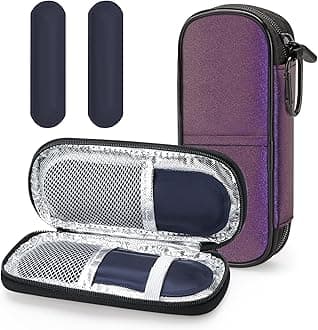 MOSLA Insulin Cooler Travel Case with 2 Reusable Ice Packs for Insulin Pen Portable Medical Cooler Bag for Diabetes and Other Diabetic Supplies for The Daily Life and Trip