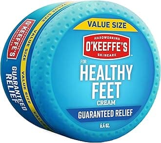 for Healthy Feet Foot Cream - 6.4 oz Jar (1 Pack) - Guaranteed Relief for Extremely Cracked, Dry Feet, Repairing Skincare, Instantly Boosts and Retains Moisture Levels