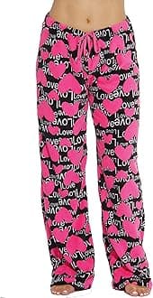 Just Love Women's Cute Character Print Plush Pajama Pants