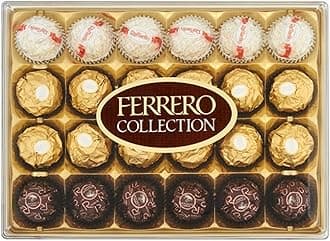 24 Ferrero Rocher Collection chocolat truffes - Raffaello, RondNoir, Rocher. 269g de plaisir