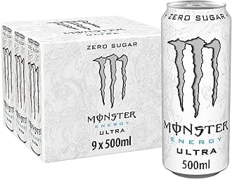 Monster Ultra Energy Drink Zero Sugar, 9 x 500 ml