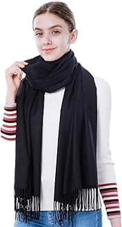 vimatePashmina Scarf and Shawl - Soft Women Pashminas Wrap for Wedding Evening Party (20 Colors)