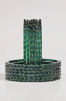 Rain Drop Glass Bangles Set For Women And Girls Pack of 12(Size 2.10 And 2.12 Avaiables)