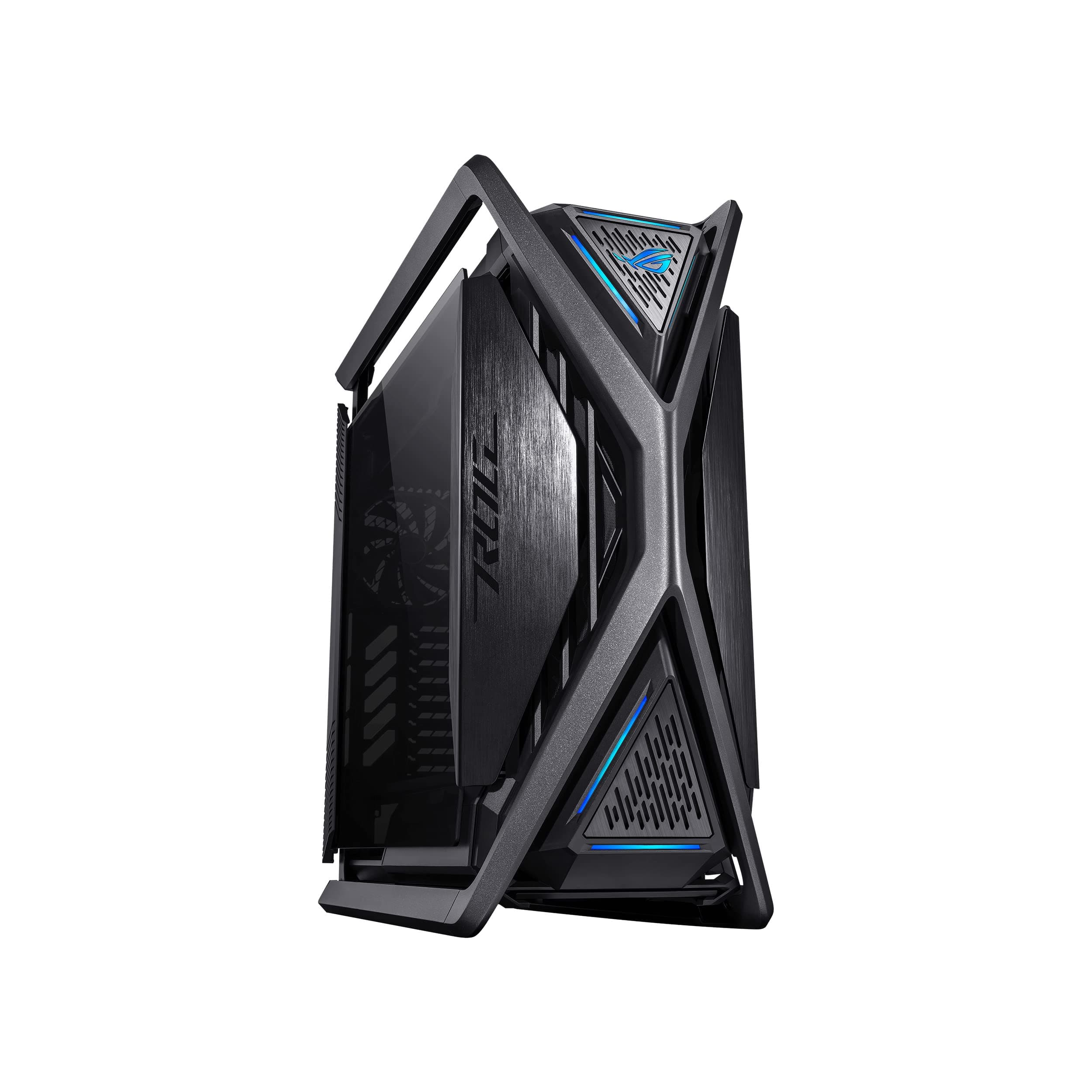 Asus Hyperion GR701 Full Tower E-ATX Gaming Case, 9 Expansion Slots, Tempered Glass, Up To 420mm Radiator Support, 3x 140 mm Fans (Front), ARGB Aura Sync - Black