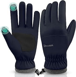 Winter Waterproof Ski Gloves Men Women, Snow Warm Cycling Cold Weather, Driving Biking Running