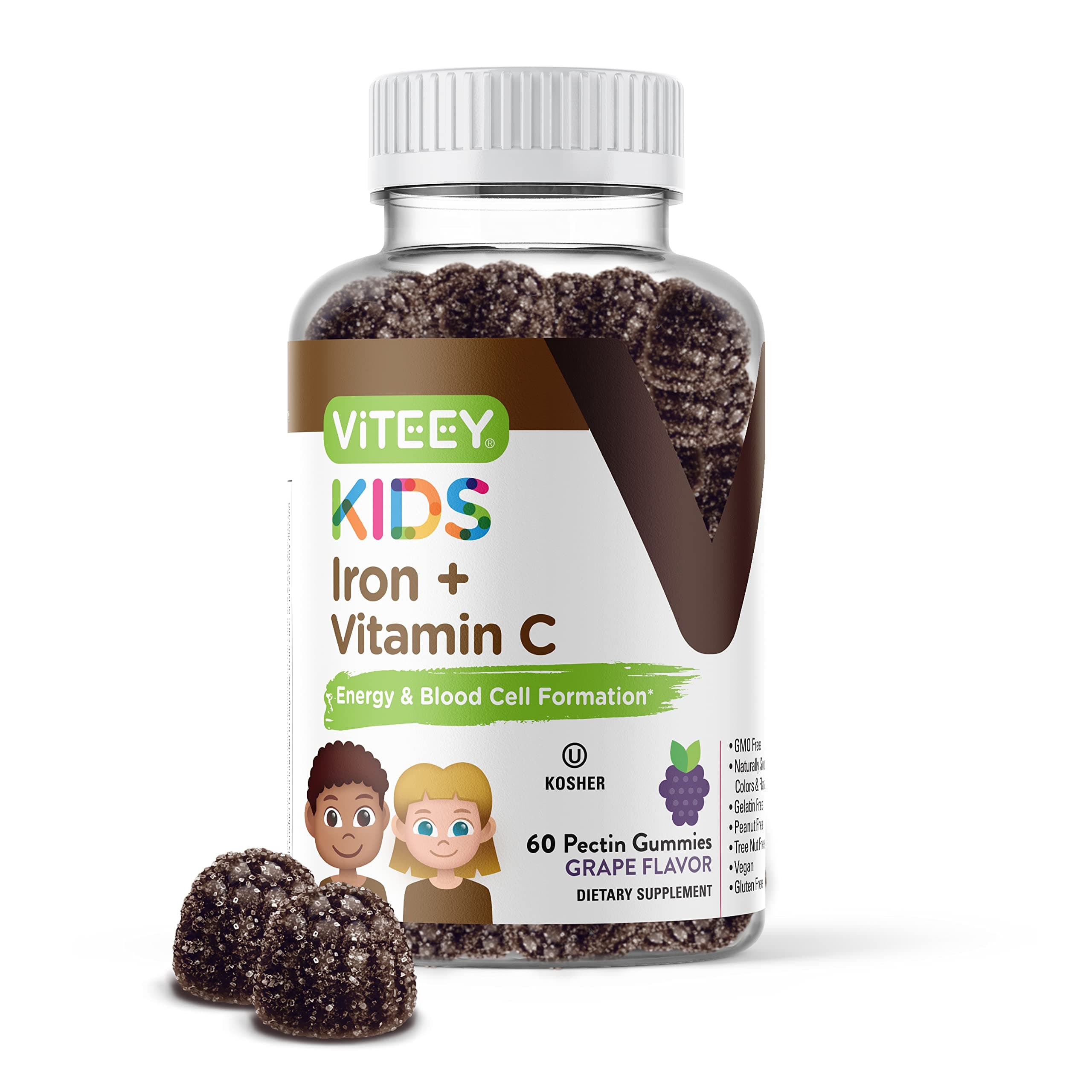 Kids Iron + Vitamin C Gummies