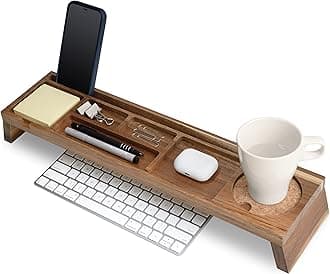 NAUMOO Wooden Desk Organizer (Acacia Wood)