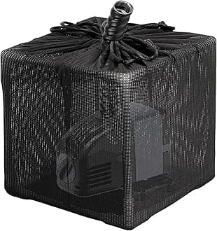 Fineday Pond Filter, Anti-clogging Outdoor Mesh Water Pump Cover Barrier Bag Box Basket (7 inch)