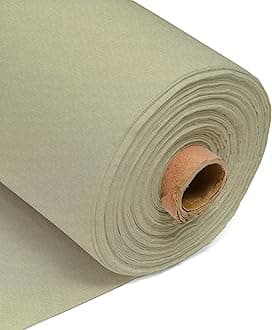 Acrylic Felt Fabric 60 Inch 150cm Wide - Sewing Craft Material - Black, White, Yellow, Green, Brown, Orange, Grey, Blue, Red, Pink, Purple - Felt Sheets for Crafting & Decorations(Pastel Putty, 0.5m)