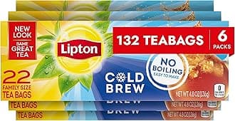 Family Iced Tea Bags, Black tea, 22 ct (Pack of 6)