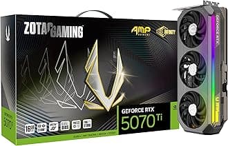 ZOTAC Gaming GeForce RTX 5070 Ti AMP Extreme Infinity DLSS 4 16GB GDDR7 256-bit 28 Gbps PCIE 5.0 Gaming Graphics Card, IceStorm 3.0 Advanced Cooling, Spectra 2.0 ARGB Lighting, ZT-B50710B-10P