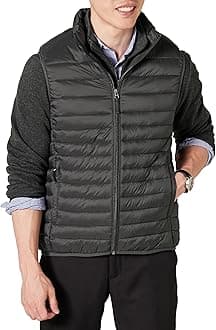 Amazon EssentialsMen's Lightweight Water-Resistant Packable Puffer Gilet