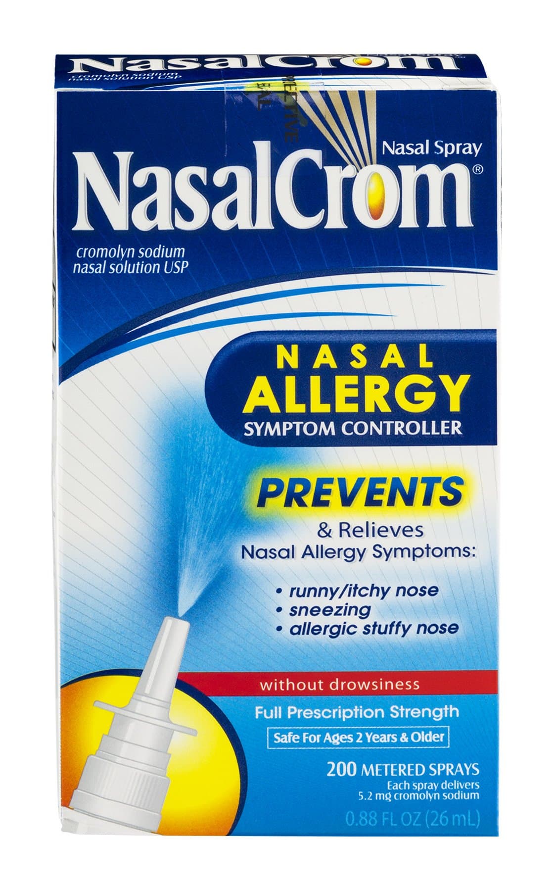 Nasal Spray Allergy Symptom Controller | 200 Sprays | .88 FL OZ