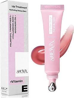 Tinted Lip Butter Balm - Shea Butter Hydrating Lip Balm and Lip Sleeping Mask Moisturizing Lip Repair Soothe Dry Chapped Lips (ROSE WOOD)