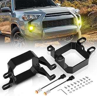 Auxbeam Color Play Series Fog Light Mounting Brackets, for Lexus Toyota Subaru Legacy, Includes Bracket & Adapter, Offroad Lights Flush Mount Kit, 2 Sides, Pair
