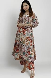 Leriya Fashion Co-ord Set For Women Stylish | Kurti Set For Woman | Short Kurti For Woman Latest | Anarkali Suit For Women's | Festive Ethnic Indian Traditional Outfit for Functions & Puja