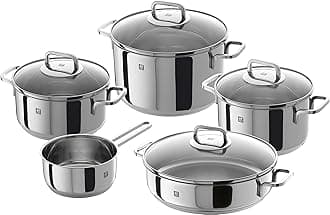 Quadro – 5 Piece Cookware Set, Silver Colour, 58 x 35 x 30 cm