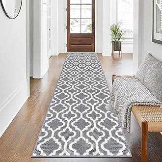 SHACOS Extra Long Hallway Runner Rug Non Slip 66 x 300 cm Grey Washable Carpet Runner for Hallway Narrow Rugs Hall Runners Long Entrance Carpet Runners for Kitchen Laundry RoomOEKO-TEX STANDARD 100