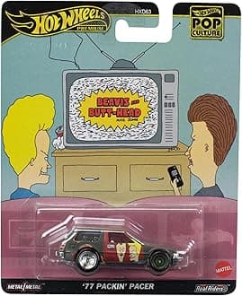 Beavis 77 Packing Pacer Car Model – Die Cast Scale 1:64 – Length 7 cm – HVJ43 – Pop Culture Series
