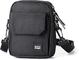 PAUBACK Crossbody Bag for Mens,Travel Passport Wallet Bag for Men for Cell Phone, Small Neck Pouch Side Shoulder Bag for Men, Black-small, One Size, Crossbody