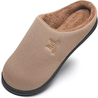 Men's Cozy Memory Foam House Slippers Non Slip (Size:7-17)